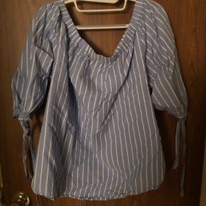 Off the shoulder blouse